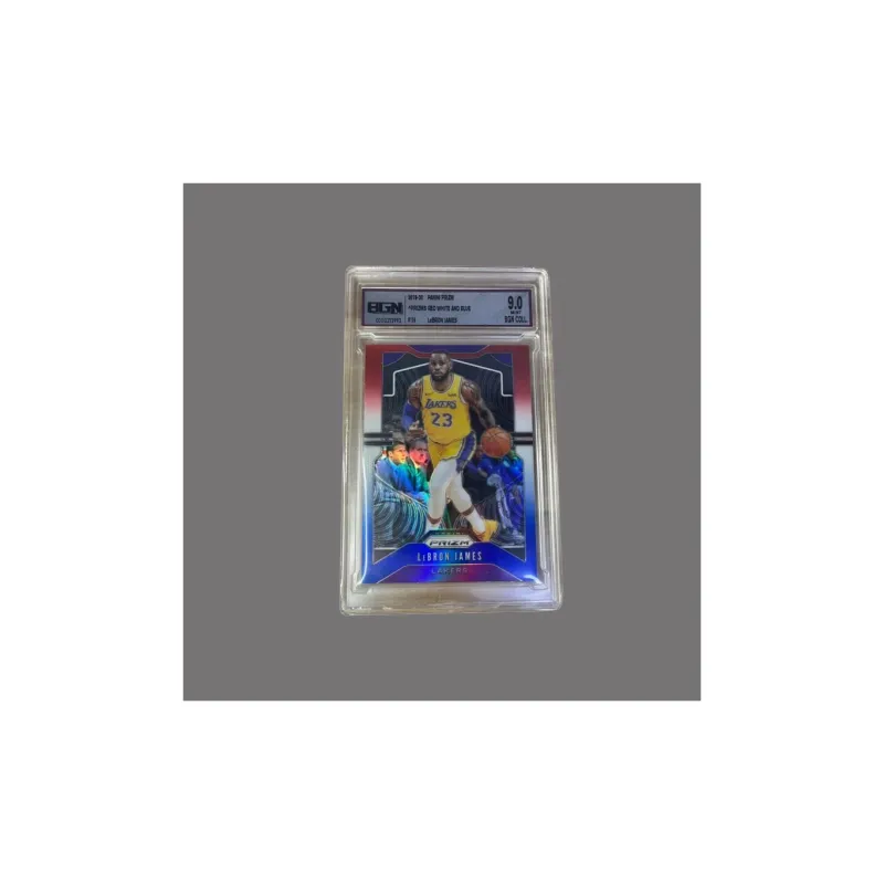 PANINI 2018 2019 Season Prizm Collection Tricolor Fold Lakers First Year BGN9 LeBron James Graded Cards 1 Pc-2