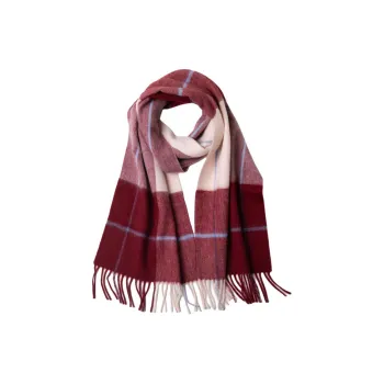Red Bean 100% Wool Knit Scarves Women's