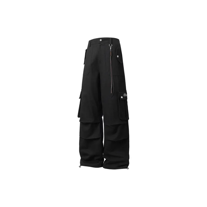 Caramella Cargo Pants Unisex Black-3