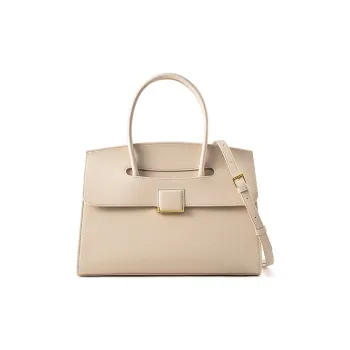 Vigno Synthetic Leather Handbag, One Shoulder Strap Women's Too White Gray