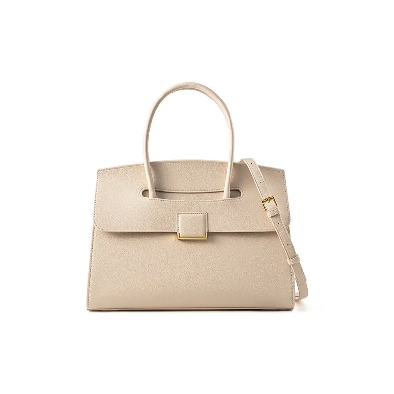Vigno Synthetic Leather Handbag, One Shoulder Strap Women's Too White Gray-0
