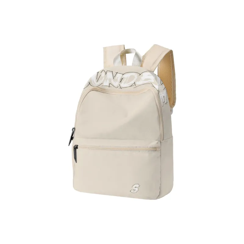 Soundbyte Polyester Backpack Regular Unisex Beige-1