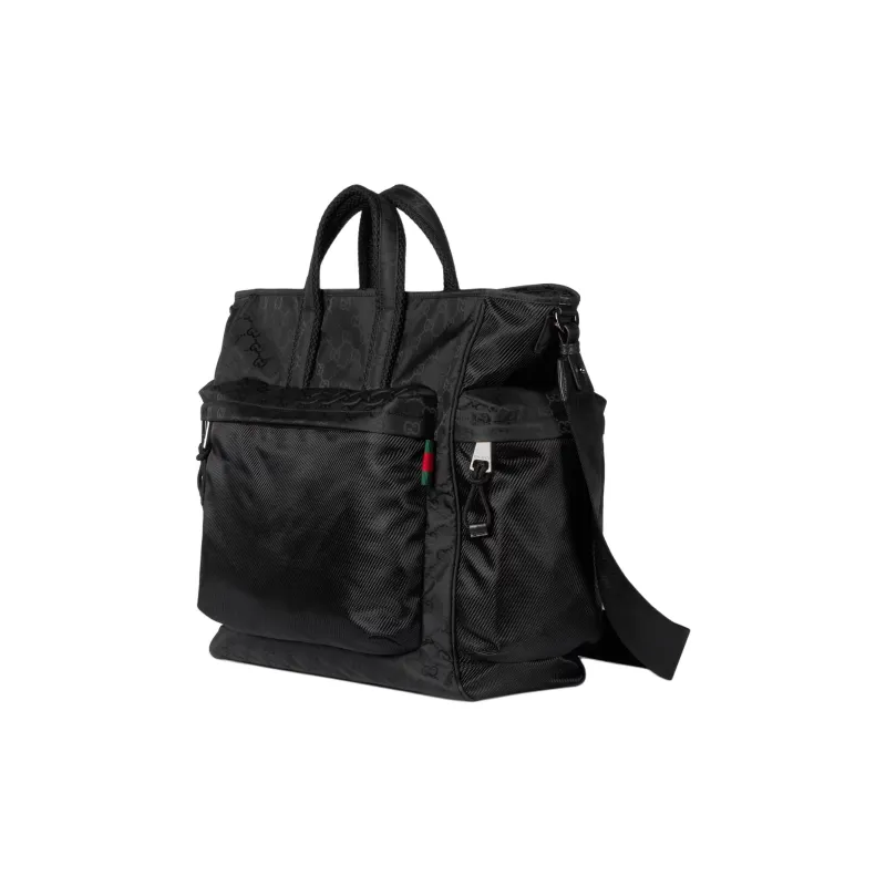 GUCCI Nylon Shoulder Bag, Crossbody Bag, Handbag Tubas Men's Black-1