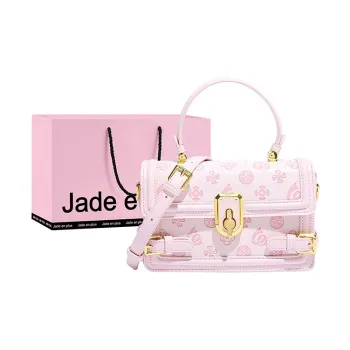 Jade En Plus PU Handbag Medium Size Women's Pink