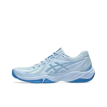 Asics Blade Cushioning Wear Resistant Low Top Badminton Shoes Women's Light Blue