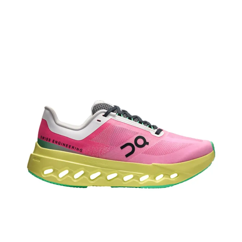 On Running Cloudsurfer Next Pink Limelight Women's-1