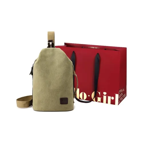 GOX Canvas Handbag Yoga Backpack Sling Bag Regular Unisex Khaki/Green/Black/Coffee/Gray