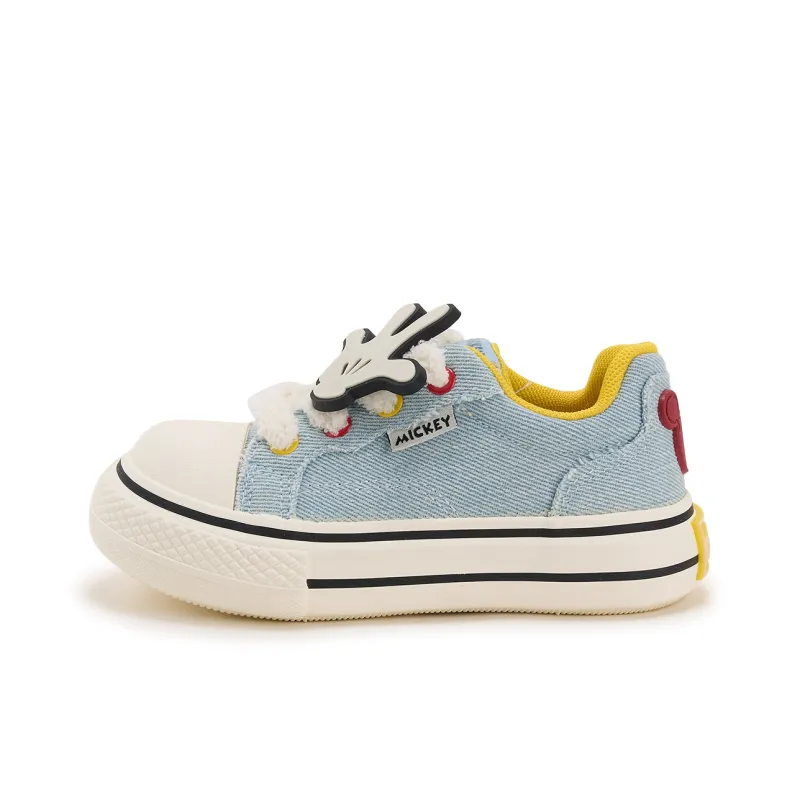 Disney Mickey Series Slip Resistant, Abrasion Resistant, Lightweight Low Top Canvas Shoes Women's-7