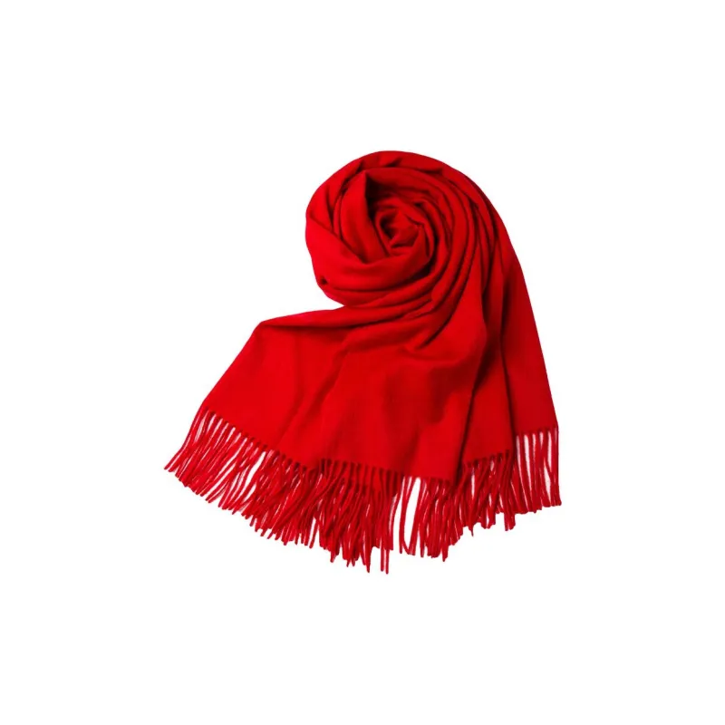 Red Bean Cashmere Knit Scarves Women's-0