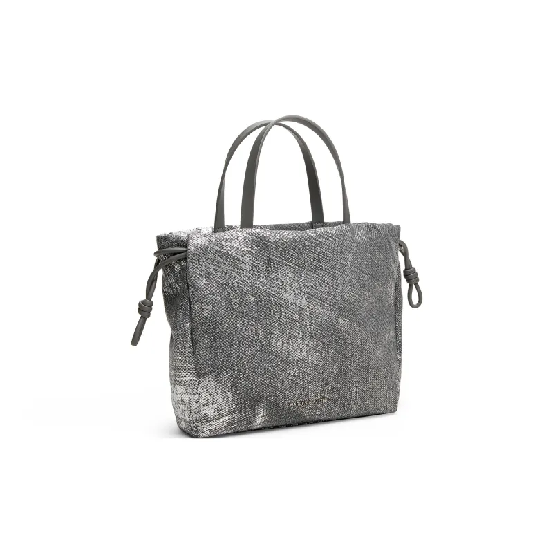 CHARLES&KEITH Fabric Handbag Trumpets Women's Denim Blue-1