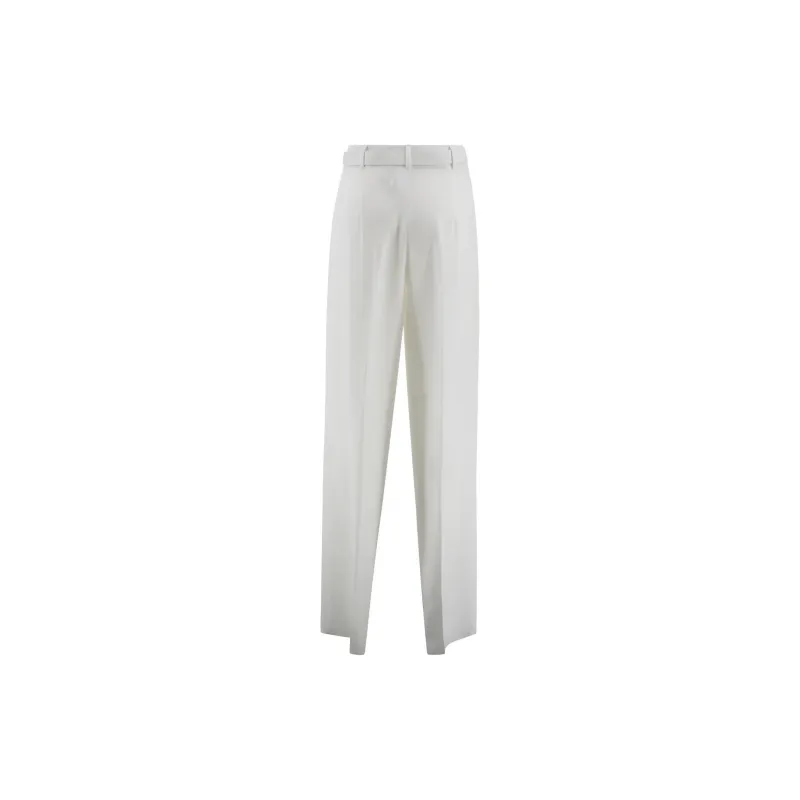 MaxMara Studio Neottia Belted Wide Leg Trousers-1