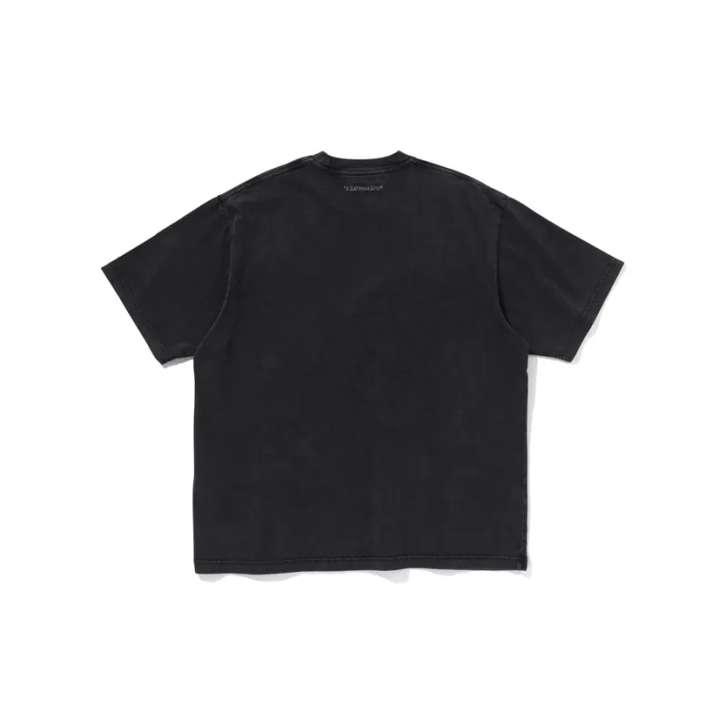 Bape Garment Dye Spray Print College Relaxed Fit Tee-5