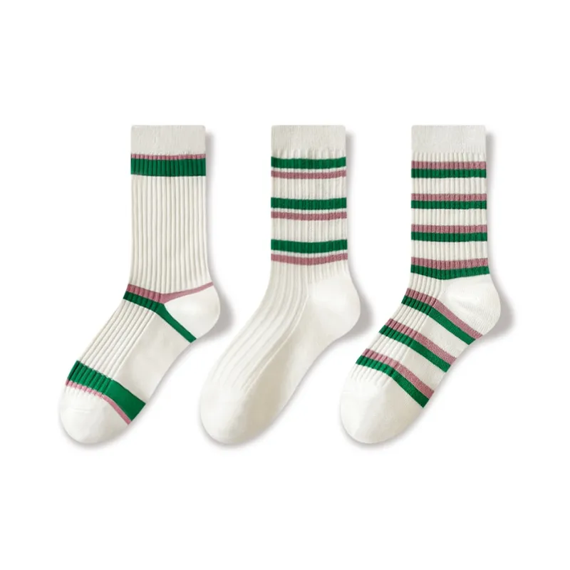 JIAZINI Mid Calf Socks Unisex Combo Set-12