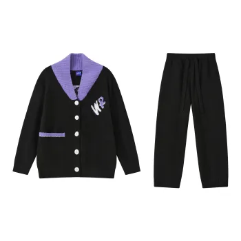 WILD ROOMS Pajama Set Unisex Black