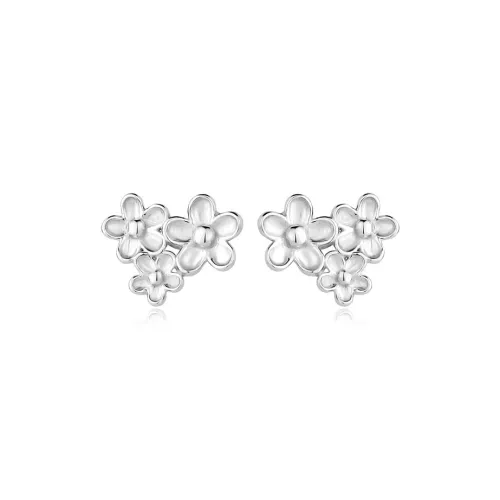 LOVE WHEEL S990 Stud Earrings Women's