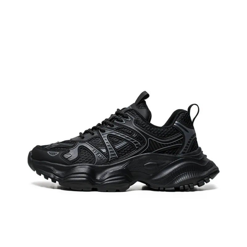 NANJIREN Cushioning Height Increasing Wear Resistant Breathable Slip Resistant Low Top Chunky Sneakers Men's-10