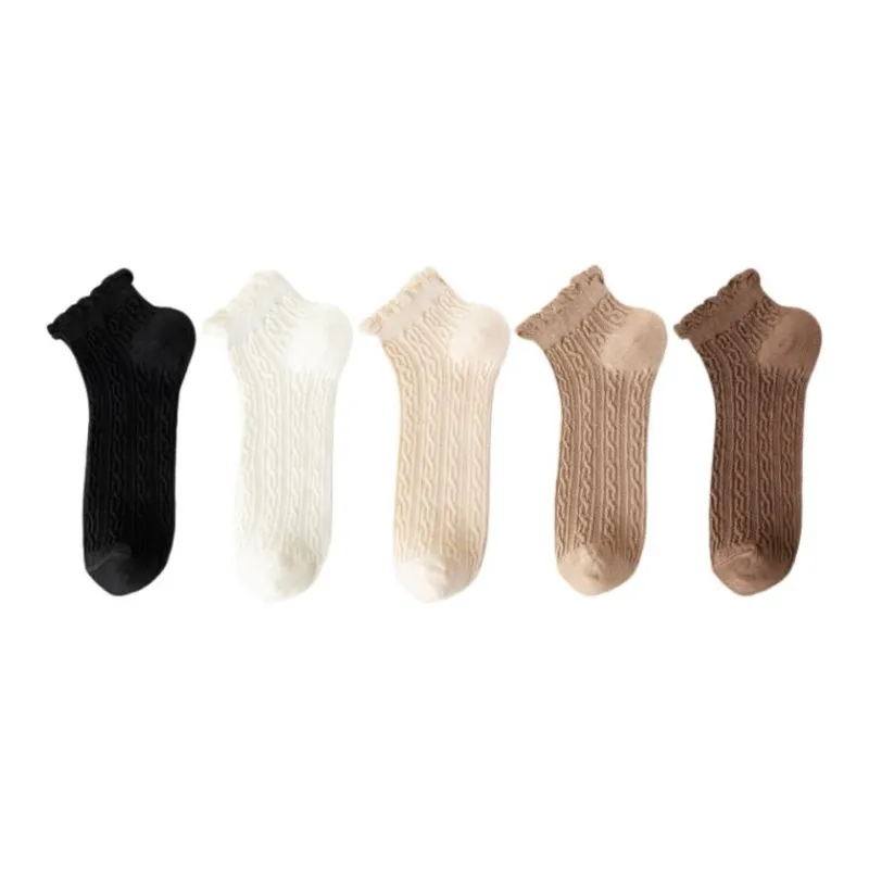 Lan Miao Ankle Socks Women's 5 Pack-4