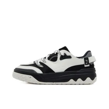 361° Shortbread Abrasion Resistant Cushioning Low Top Skateboard Shoes Men's White Black
