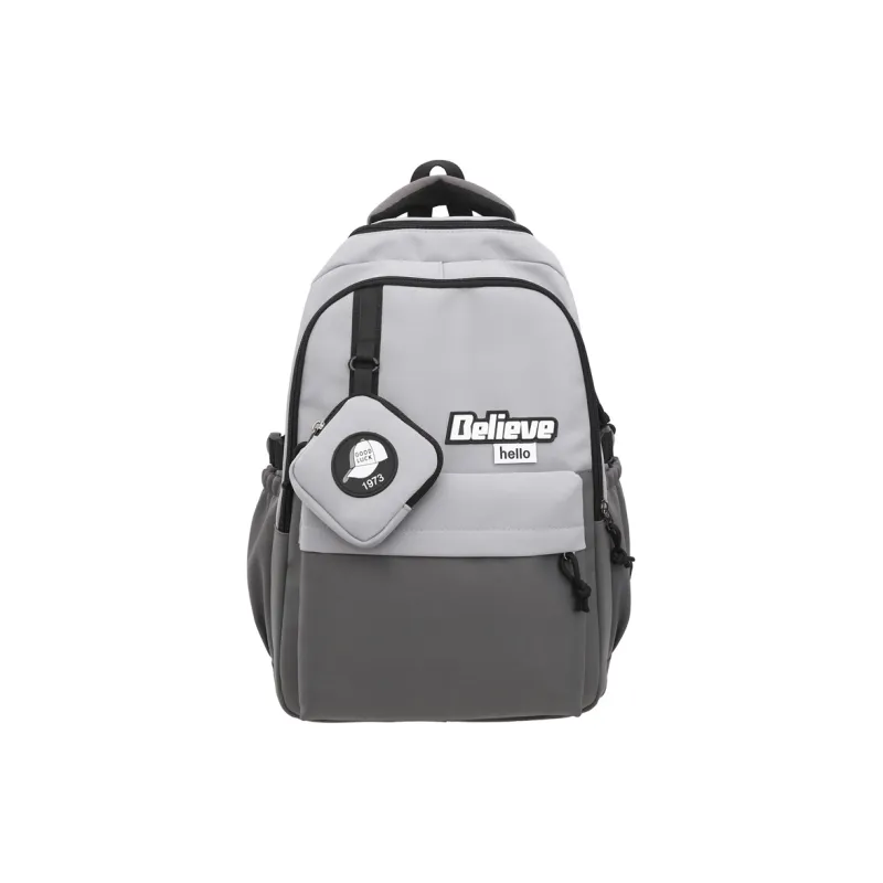 GOBLIN SHARKS 1759 Nylon Backpack Regular Unisex Khaki/White/Gray/Black/Green-20