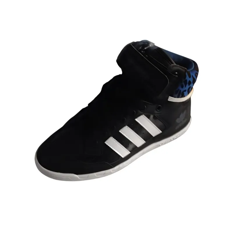 Adidas Originals Warm Slip-Resistant Cushioning Wear-Resistant High-Top Skateboard Shoes Women's Black-1