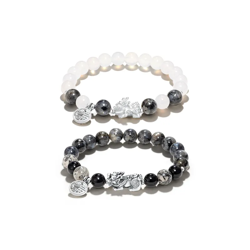Jodie&Kevin Processing Map Stone Bracelets Unisex-6