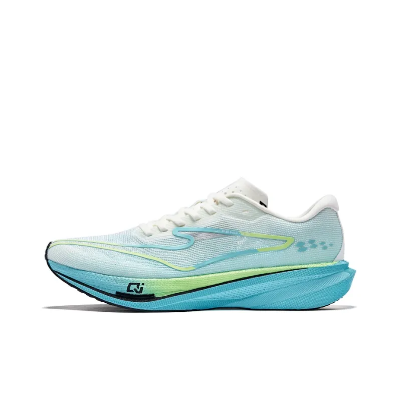 Erke Extreme Wind 3.0 Running Shoes Men Low Top Microcrystalline White Light Aqua Blue-0