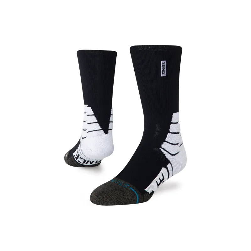 Stance Basketball Socks Unisex 1 Pack Black-1