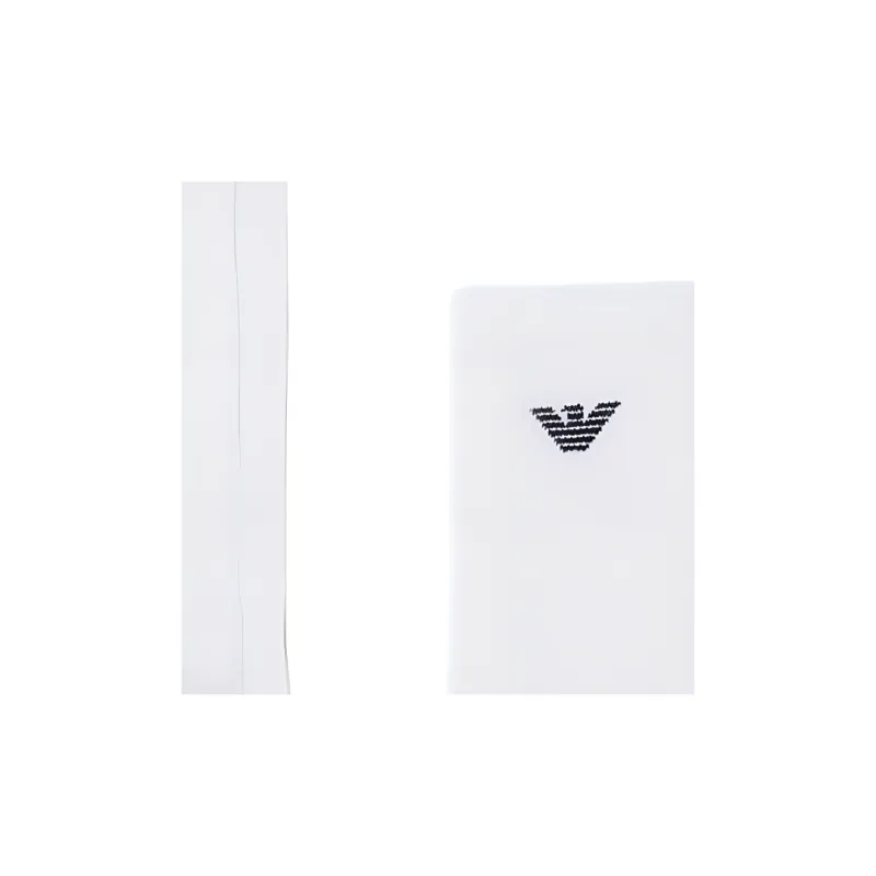 EMPORIO ARMANI SS24 Mid Calf Socks Men's 3 Pack White-4