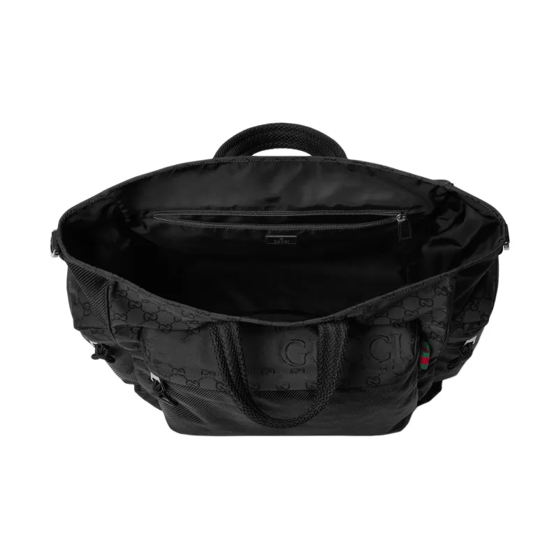 GUCCI Nylon Shoulder Bag, Crossbody Bag, Handbag Tubas Men's Black-4