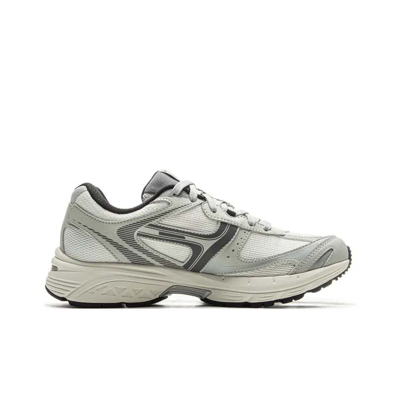 LiNing Pentium P1000 Anti-Slip Wear-Resistant Low-Top Running Shoes Women's Gray White-1