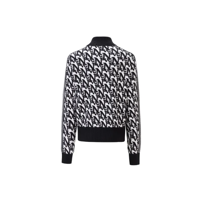 NAVIGARE Knitwear Women's Dark Night Black White-7
