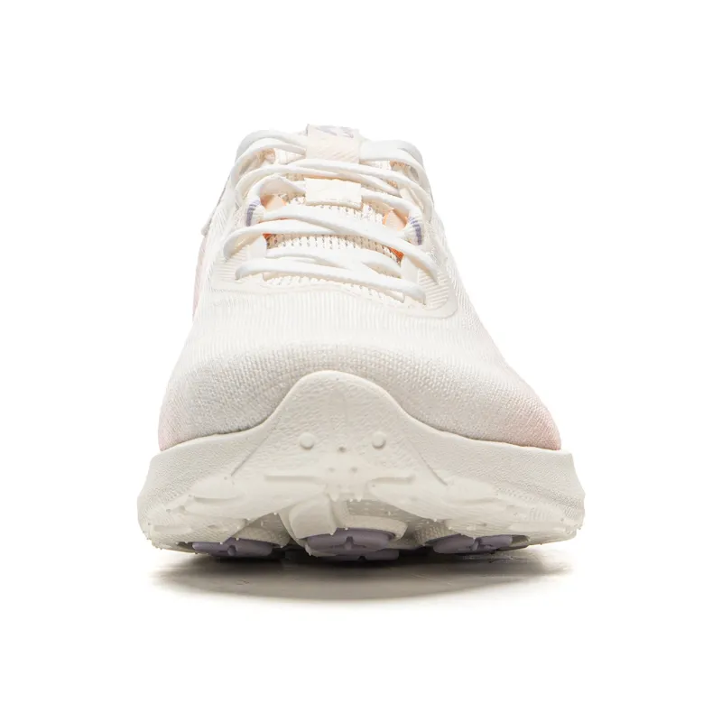 LiNing Qingyi Cushioning, Slip Resistant, Lightweight Low Top Sprint Running Shoes Women's Mist White/Light Bud Orange-4