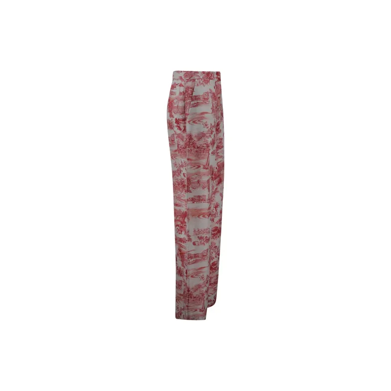 MaxMara Studio Zeus All Over Printed Trousers-2