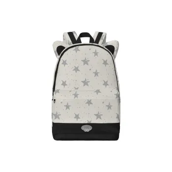 ONRF Polyester Students Backpack Regular Women's Star Grain Silver