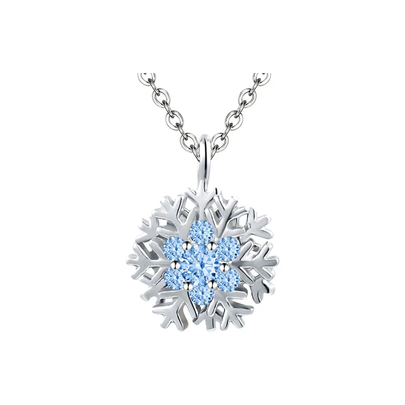 VEECANS S925 Silver Necklaces Women's-2