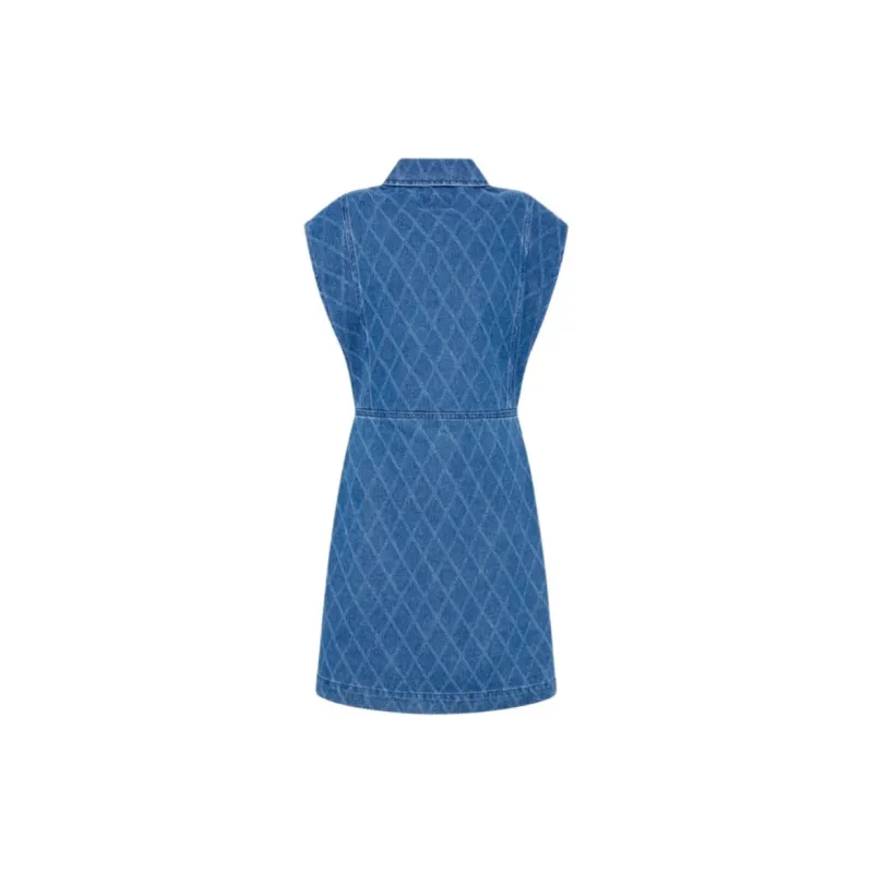 Pepe Jeans Sleeveless Dress Women's Blue-1