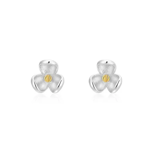 LOVE WHEEL S925 Silver Stud Earrings Women's
