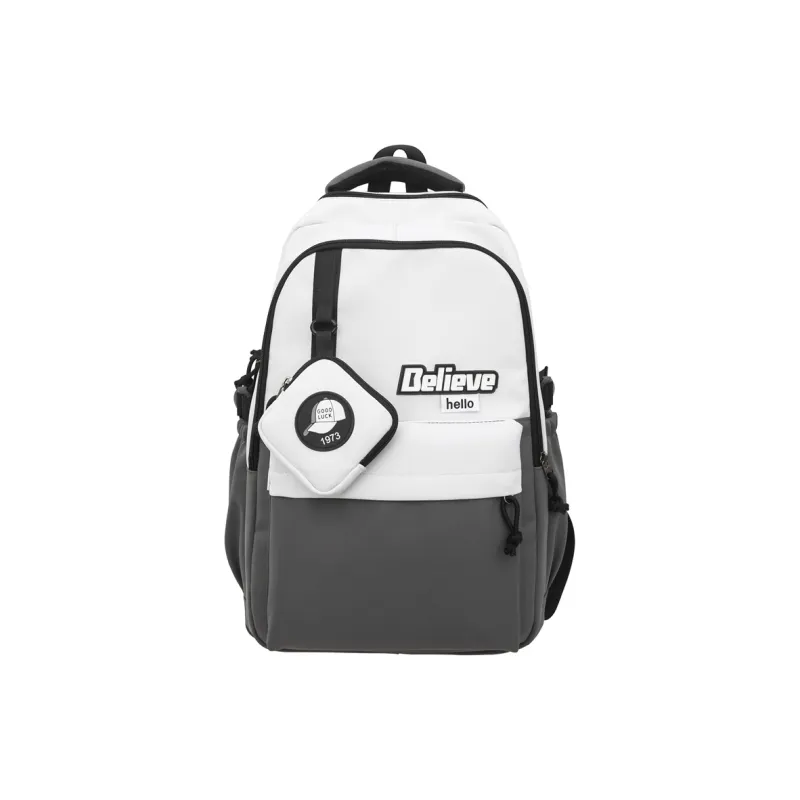 GOBLIN SHARKS 1759 Nylon Backpack Regular Unisex Khaki/White/Gray/Black/Green-6