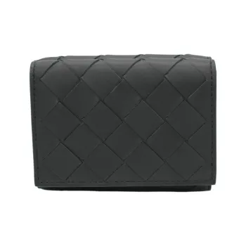 Bottega Veneta Sheepskin Wallet Mini Men's Black