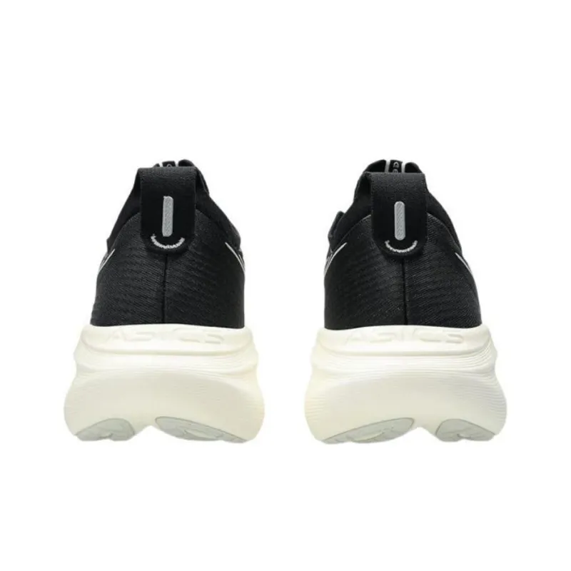 Asics Support Lightweight Low Top Casual Running Shoes Men's Black White-4