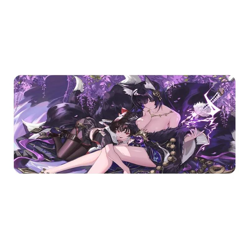 GULAN Purple Blue Fantasy Mouse Pad Extra Large Heating Desk Pad SJCL70 79 For Students Dormitory Office Writing-1