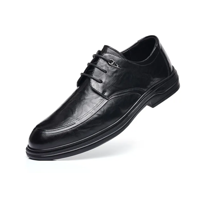 Eminu Men's Casual Shoes Men Low Top Brown-1