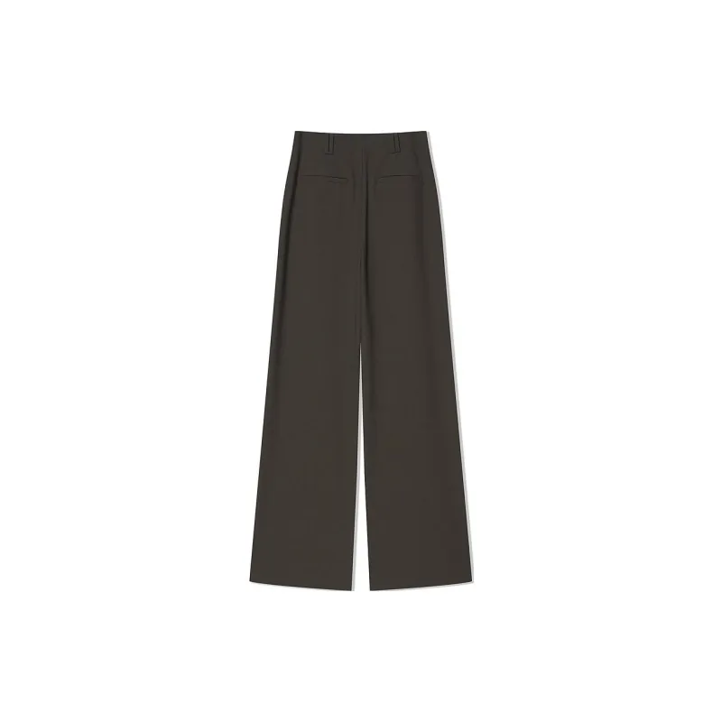 COVERINS Casual Pants Women's Dark Coffee-1