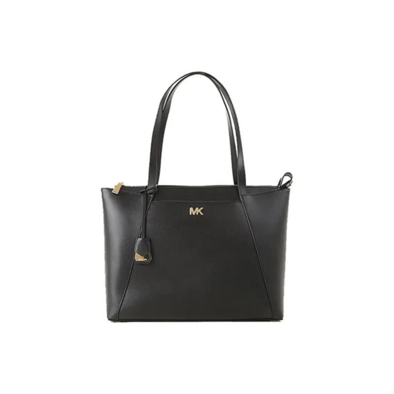 MICHAEL KORS Maddie Leather Totes Handbag Shoulder Bag Large Size Women's Black-0