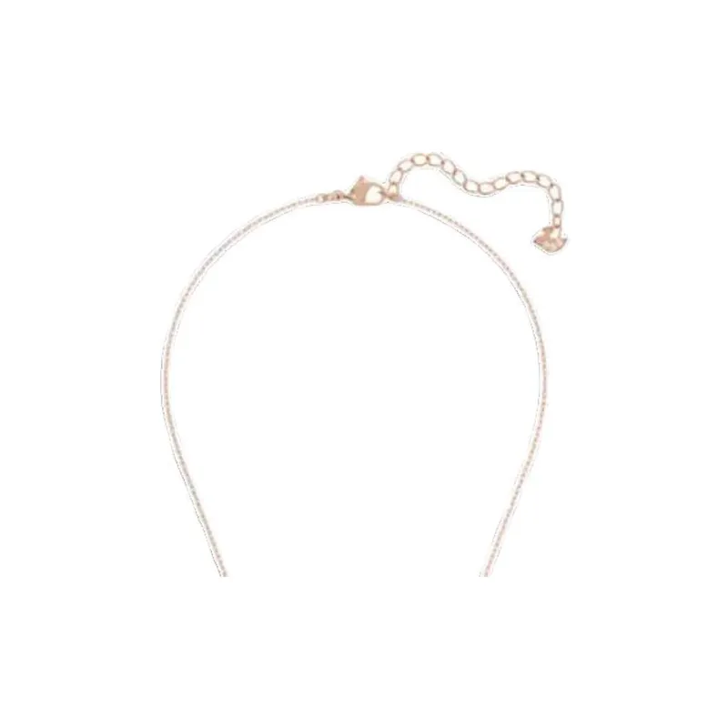 Swarovski Alloy Silver-Plated Gold-Plated Necklaces Women's Yellow-2