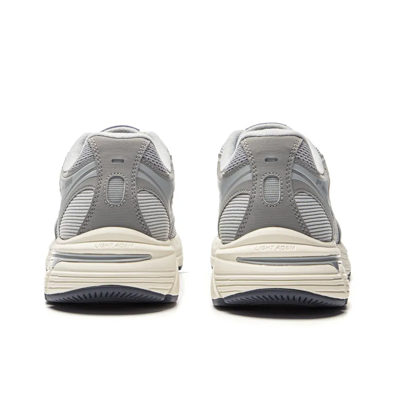 LiNing Pentium P1000 Anti Slip Wear Resistant Low Top Chunky Sneakers Men's Gray-5
