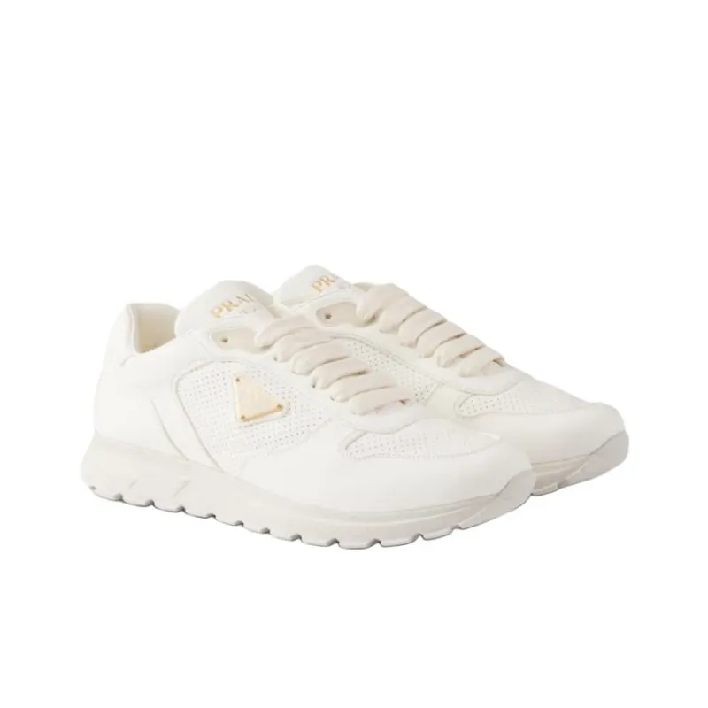 PRADA Prax 2.0 Low Top Casual Shoes Women's Ivory White-2