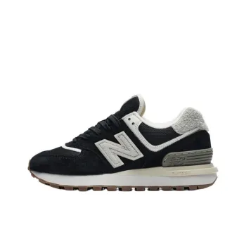New Balance 574 Legacy Anti Slip Wear Resistant Low Top Running Shoes Unisex Black D Width