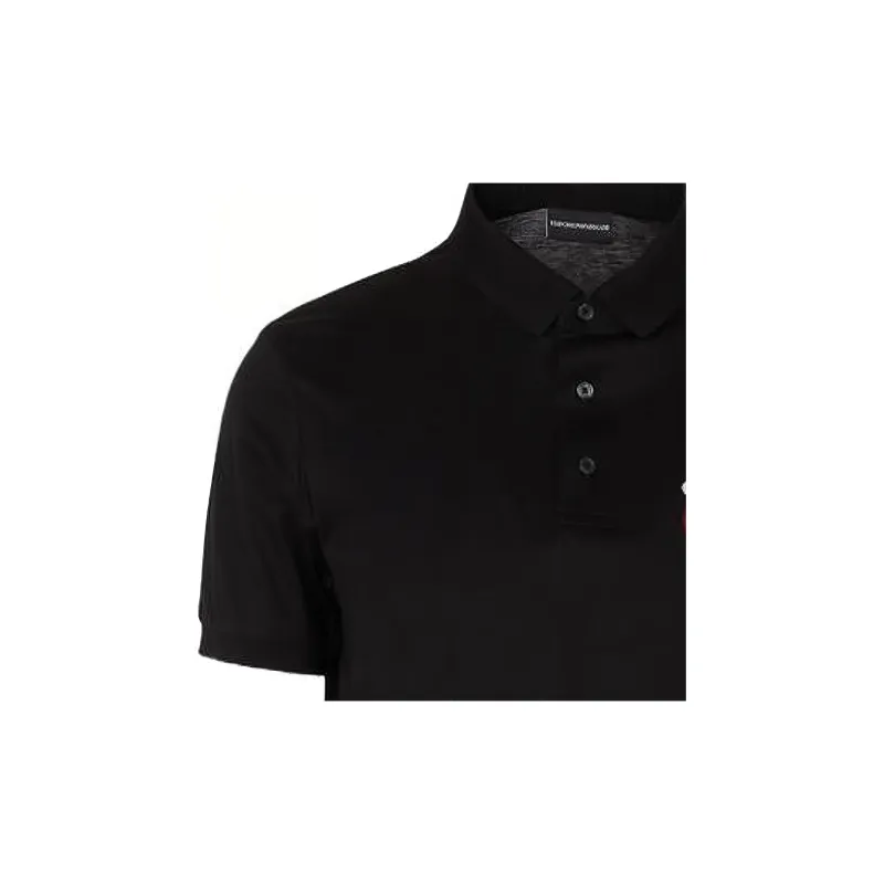 EMPORIO ARMANI Polo Shirts Men Black-3
