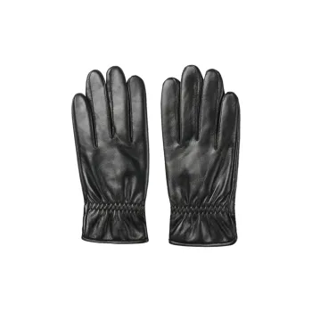 Red Bean Sheepskin Genuine Leather Glove Men's